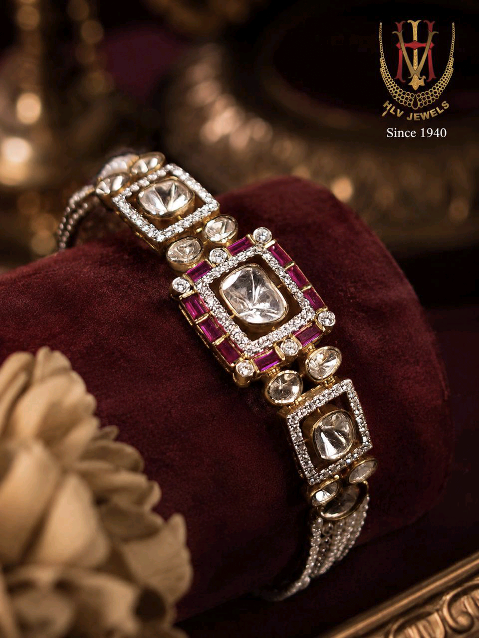 Diamond & Ruby Bracelet