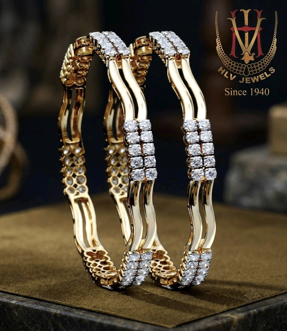 Trinity Diamond Bangles