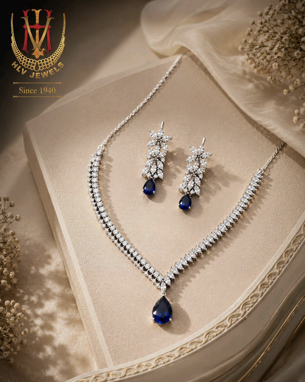 Sapphire Drop Diamond Suite